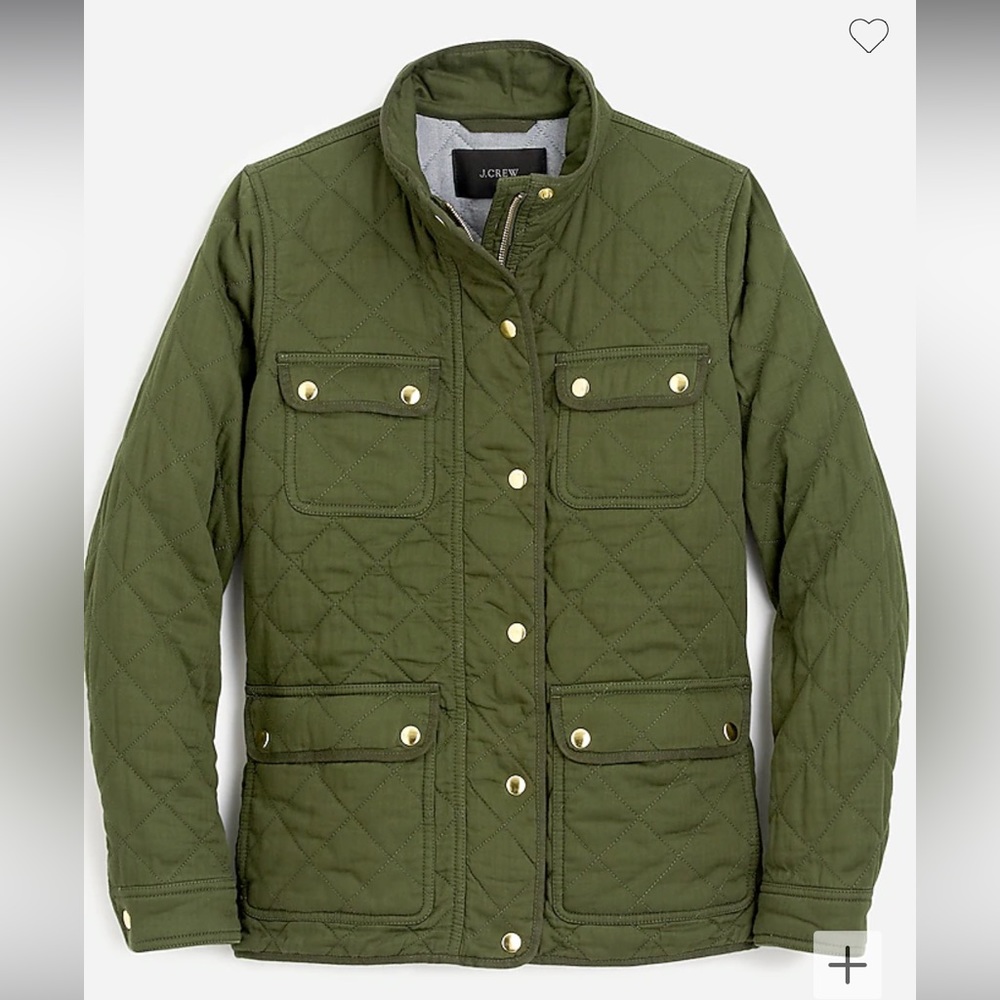 J. Crew Quilted Downtown Jacket